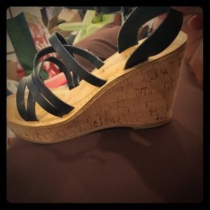 RAMPAGE Wedge platforms sz: 7